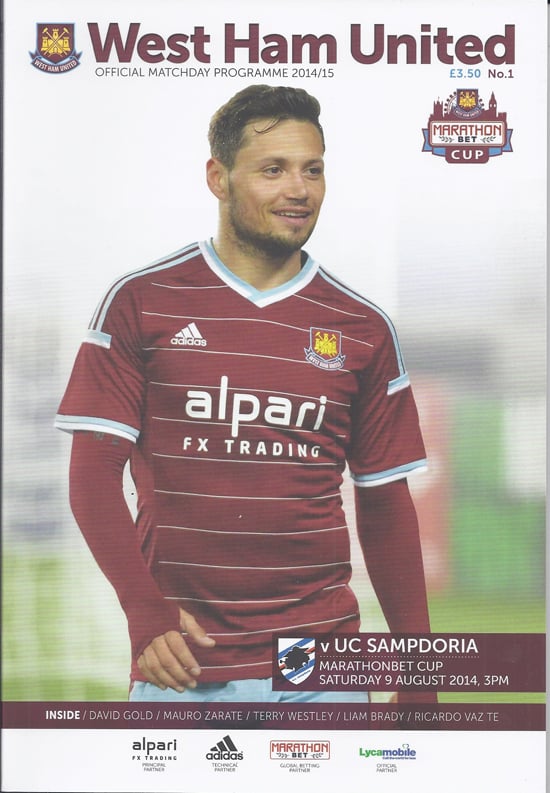 West Ham United FC v Sampdoria